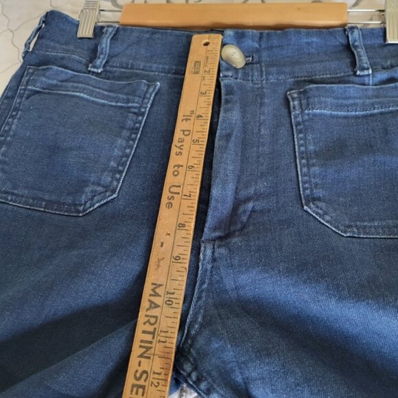 Maeve The Colette Crop High-Rise Wide-Leg Jeans by Maeve Size 27 - Picture 6 of 15